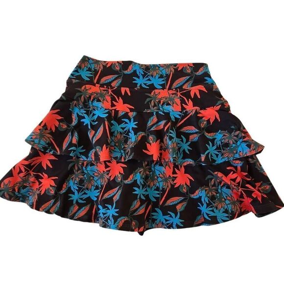 Dona Jo Womens Tropical Tennis Flirty Skort and Top Set Size Small - Picture 3 of 12